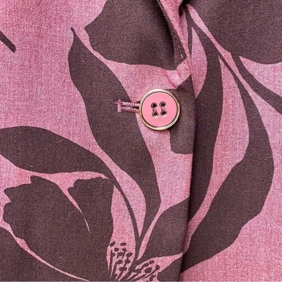 Liz Claiborne Kate Women’s Sz 6 Purple Floral Blazer Jacket Classic Fit NWT $79 - Picture 4 of 11